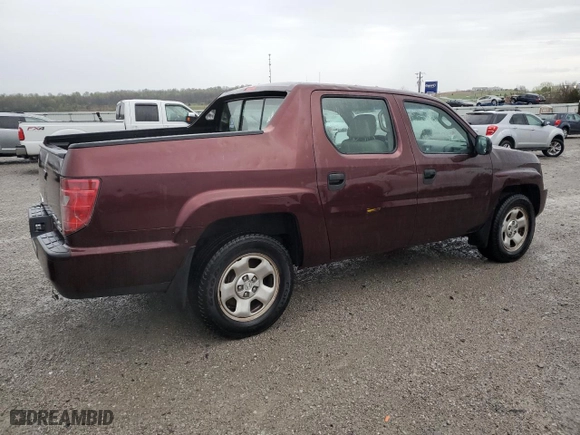 2009 Honda Ridgeline RT with VIN 5FPYK16269B105241, listed as a Copart auction lot 51236475 with 151,495 mi miles and Salvage Title. Bid and sale history available at carsss.com. Image 3.