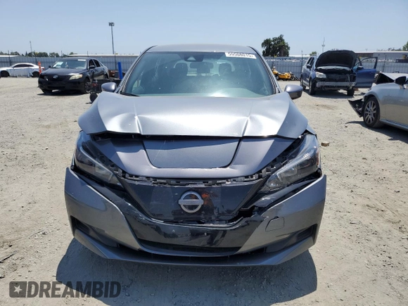 2024 Nissan LEAF S with VIN 1N4AZ1BV2RC551010, listed as a Copart auction lot 59508015 with 18,674 mi miles and Salvage title. Bid and sale history available at DreamBid. Image 5.