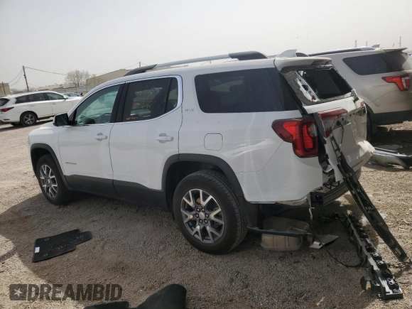 2023 GMC Acadia SLT with VIN 1GKKNML47PZ238017, listed as a Copart auction lot 49063205 with 21,782 mi miles and Clean Title. Bid and sale history available at DreamBid. Image 2.