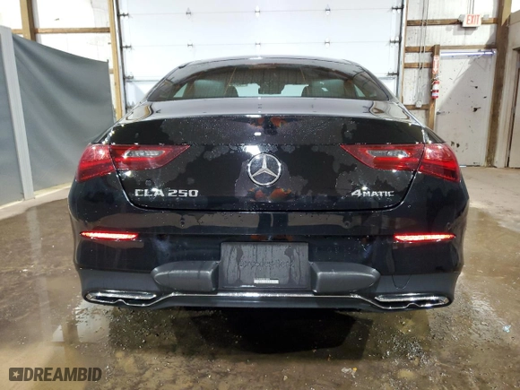 2025 Mercedes-Benz CLA with VIN W1K5J4HB3SN518096, listed as a Copart auction lot 48370735 with 9,076 mi miles and Clean Title. Bid and sale history available at carsss.com. Image 6.