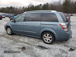 2008 Nissan Quest SL with VIN 5N1BV28U88N107322, listed as a Copart auction lot 41386045 with 154,188 mi miles and Salvage Title. Bid and sale history available at carsss.com. Image 2.