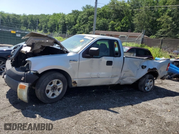 2005 Ford F-150 XL with VIN 1FTRF12215NA98797, listed as a Copart auction lot 60779175 with Not provided miles and Salvage title. Bid and sale history available at DreamBid. Image 1.