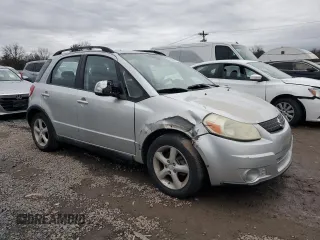 2007 Suzuki SX4 with VIN JS2YB413175101869, listed as a Copart auction lot 85250214 with 145,681 mi miles and Salvage Title. Bid and sale history available at carsss.com. Image 4.