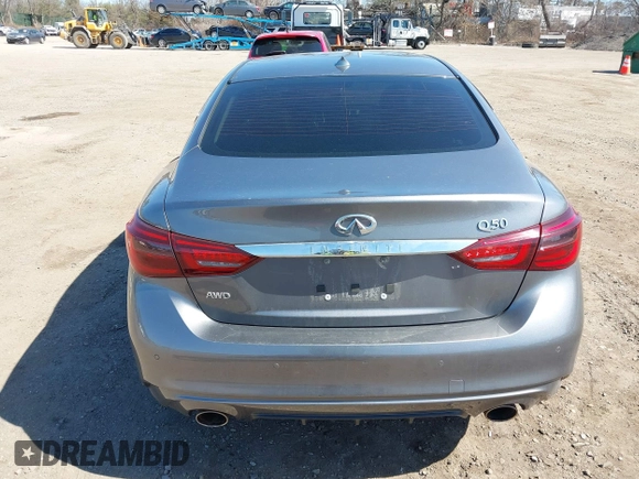 2021 Infiniti Q50 Luxe with VIN JN1EV7BR5MM751785, listed as a IAAI auction lot 41817093 with 48,331 mi miles and . Bid and sale history available at DreamBid. Image 16.