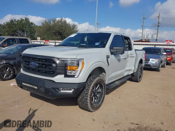 2023 Ford F-150 XL with VIN 1FTFW1E84PFA28761, listed as a IAAI auction lot 41532863 with 32,929 mi miles. Bid and sale history available at carsss.com. Image 2.