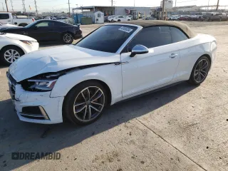 2018 Audi S5 Premium Plus z VIN WAUY4GF59JN004438, wystawiony jako Copart lot #72654784 z przebiegiem 24 970 mil mil oraz Szkody całkowita. Historia ofert i sprzedaży dostępna na DreamBid. Obrazek 1.