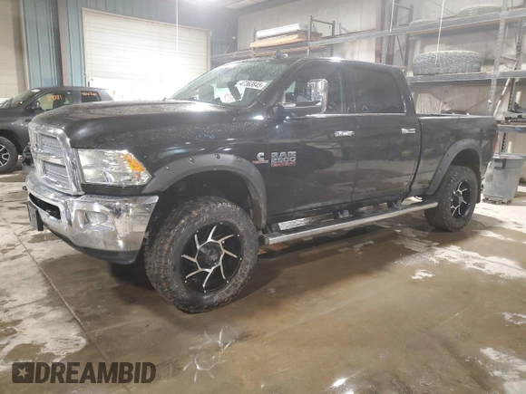 2018 Ram 2500 Big Horn with VIN 3C6UR5DLXJG369249, listed as a Copart auction lot 47363845 with 107,065 mi miles and Salvage title. Bid and sale history available at DreamBid. Image 1.