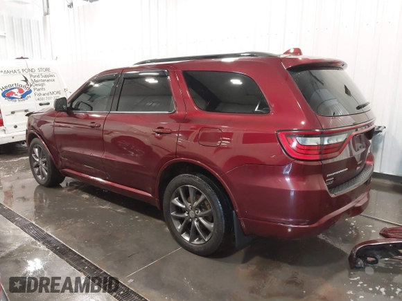 2017 Dodge Durango GT with VIN 1C4RDJDG2HC758070, listed as a IAAI auction lot 41898378 with 153,856 mi miles and . Bid and sale history available at carsss.com. Image 3.