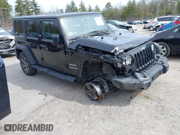 2016 Jeep Wrangler Unlimited Sport with VIN 1C4HJWDG3GL342108, listed as a IAAI auction lot 41927879 with 88,801 mi miles and . Bid and sale history available at DreamBid. Image 1.