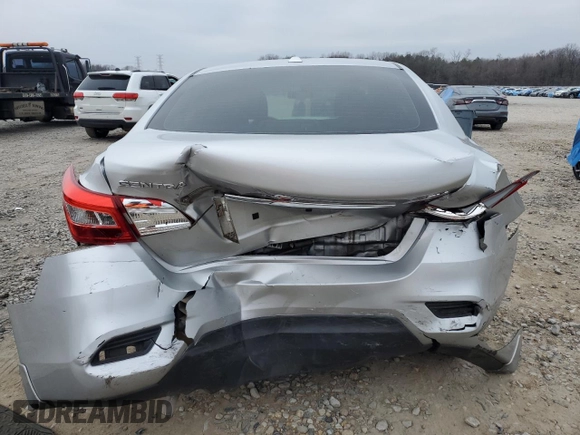 2018 Nissan Sentra SV with VIN 3N1AB7AP0JL638582, listed as a Copart auction lot 46066215 with 105,638 mi miles and Salvage Title. Bid and sale history available at carsss.com. Image 6.