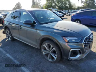 2021 Audi Q5 Sportback Premium Plus with VIN WA15AAFY8M2111910, listed as a Copart auction lot 46950345 with 79,594 mi miles and Salvage title. Bid and sale history available at DreamBid. Image 4.