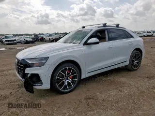 2019 Audi Q8 Prestige with VIN WA1FVAF18KD039734, listed as a Copart auction lot 63831345 with 35,374 mi miles and Salvage title. Bid and sale history available at DreamBid. Image 1.