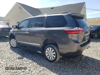 2017 Toyota Sienna XLE Auto Access Seat with VIN 5TDYZ3DC5HS871225, listed as a Copart auction lot 49915265 with 91,823 mi miles and Salvage Title. Bid and sale history available at carsss.com. Image 2.