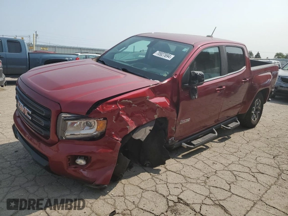 2018 GMC Canyon 4WD All Terrain w/Cloth with VIN 1GTG6CEN5J1265883, listed as a Copart auction lot 70927694 with 66,179 mi miles and Salvage Title. Bid and sale history available at carsss.com. Image 1.