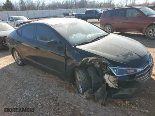 2020 Hyundai Elantra SEL with VIN 5NPD84LF6LH536556, listed as a Copart auction lot 46227935 with 147,768 mi miles and Salvage Title. Bid and sale history available at carsss.com. Image 4.
