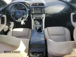 2017 Jaguar F-Pace 35t Premium with VIN SADCJ2BVXHA090332, listed as a Copart auction lot 55671435 with 92,443 mi miles and Salvage Title. Bid and sale history available at DreamBid. Image 8.