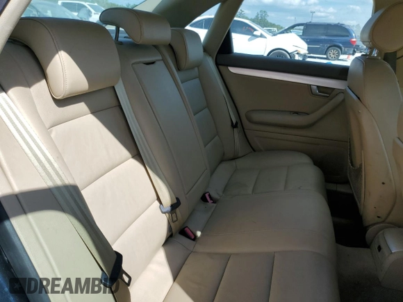 2007 Audi A4 2.0T with VIN WAUAF78E87A014760, listed as a Copart auction lot 76786144 with 121,312 mi miles and Salvage title. Bid and sale history available at DreamBid. Image 10.