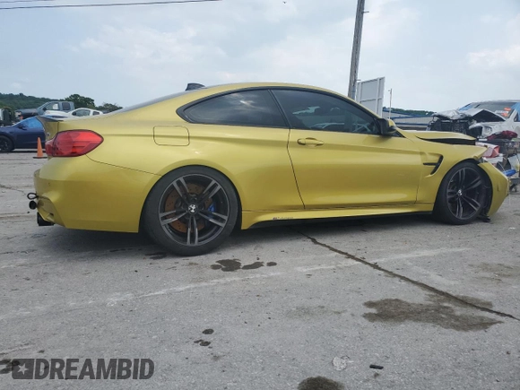 2015 BMW M4 with VIN WBS3R9C51FK334817, listed as a Copart auction lot 53521564 with 51,403 mi miles. Bid and sale history available at carsss.com. Image 3.