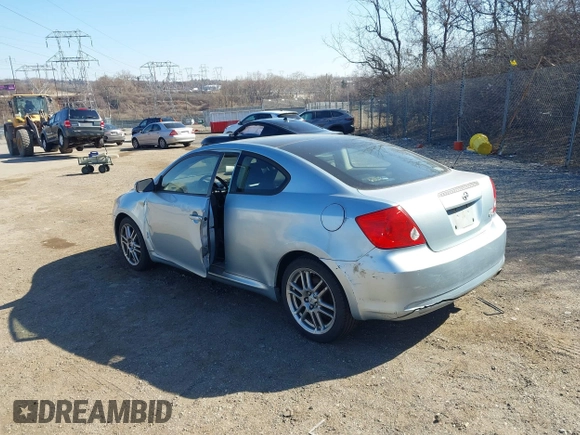 2006 Scion tC with VIN JTKDE177X60127156, listed as a IAAI auction lot 41697451 with 89,849 mi miles. Bid and sale history available at carsss.com. Image 3.