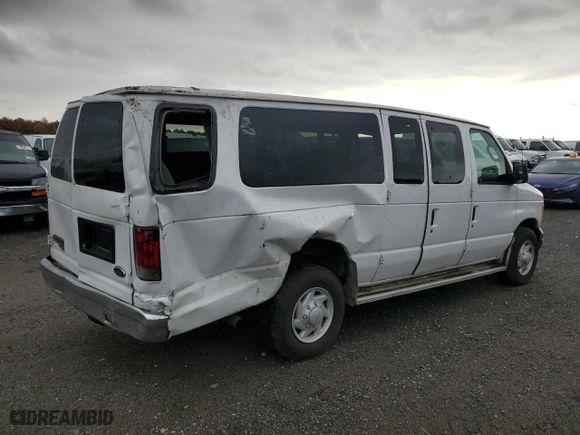 2007 Ford Econoline Wagon XL with VIN 1FBSS31L67DA55234, listed as a Copart auction lot 75065124 with 47,431 mi miles and Salvage Title. Bid and sale history available at carsss.com. Image 3.