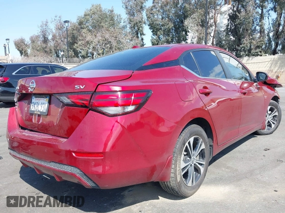 2022 Nissan Sentra SV with VIN 3N1AB8CV4NY294684, listed as a IAAI auction lot 41811877 with 67,585 mi miles and . Bid and sale history available at DreamBid. Image 4.