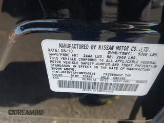 2011 Infiniti M with VIN JN1BY1AP1BM324835, listed as a IAAI auction lot 42592066 with 208,124 mi miles and . Bid and sale history available at DreamBid. Image 9.