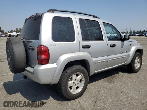 2002 Jeep Liberty Limited with VIN 1J4GL58K62W107105, listed as a Copart auction lot 60105345 with 138,442 mi miles and Clean title. Bid and sale history available at DreamBid. Image 3.