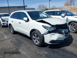 2016 Acura MDX with VIN 5FRYD3H24GB003007, listed as a IAAI auction lot 41848037 with 101,400 mi miles and . Bid and sale history available at carsss.com. Image 1.