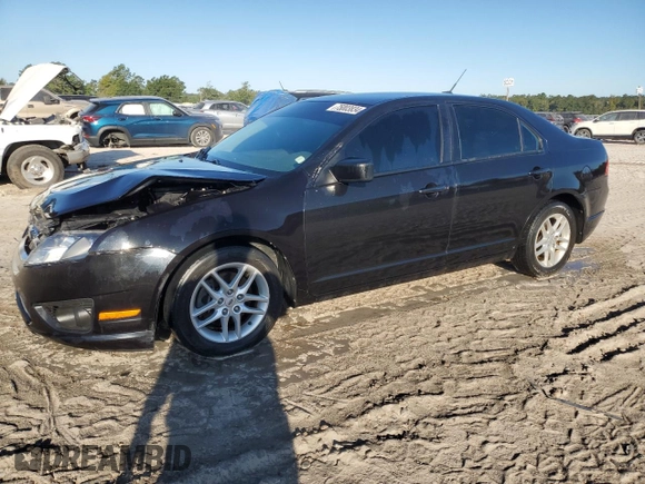 2012 Ford Fusion S with VIN 3FAHP0GA7CR380400, listed as a Copart auction lot 75003834 with 114,217 mi miles and Salvage Title. Bid and sale history available at carsss.com. Image 1.