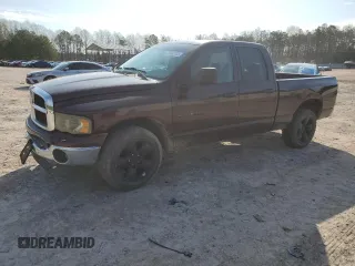 2005 Dodge 1500 SLT with VIN 1D7HA18D45J544330, listed as a Copart auction lot 50038735 with 189,333 mi miles and Salvage Title. Bid and sale history available at DreamBid. Image 1.