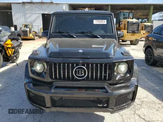 2017 Mercedes-Benz G-Class AMG G 63 with VIN WDCYC7DF1HX275973, listed as a Copart auction lot 77462924 with 105,043 mi miles and Salvage Title. Bid and sale history available at carsss.com. Image 5.