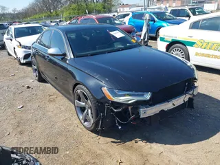 2013 Audi S6 Prestige with VIN WAUJ2AFC0DN096028, listed as a IAAI auction lot 41817347 with 132,992 mi miles. Bid and sale history available at carsss.com. Image 1.