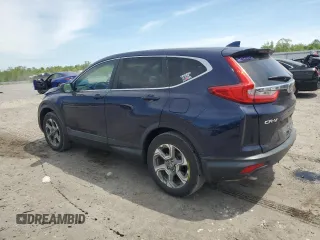 2017 Honda CR-V EX-L with VIN 2HKRW2H83HH622134, listed as a Copart auction lot 54159345 with 125,102 mi miles and Salvage Title. Bid and sale history available at carsss.com. Image 2.