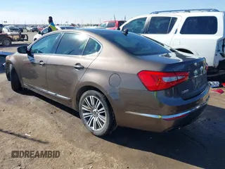 2014 Kia Cadenza Premium with VIN KNALN4D78E5151222, listed as a IAAI auction lot 41419842 with 137,710 mi miles. Bid and sale history available at carsss.com. Image 3.