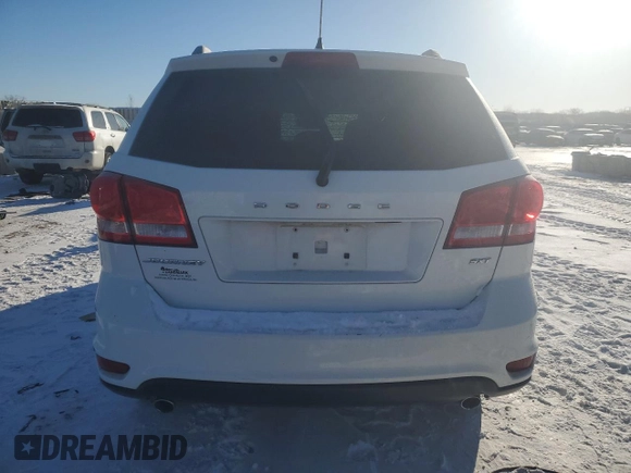 2014 Dodge Journey SXT with VIN 3C4PDCBGXET149847, listed as a Copart auction lot 45884035 with 131,121 mi miles and Salvage Title. Bid and sale history available at carsss.com. Image 6.
