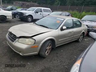 2001 Nissan Maxima GXE with VIN JN1CA31D61T615507, listed as a Copart auction lot 60787575 with Not provided miles and Salvage title. Bid and sale history available at DreamBid. Image 1.