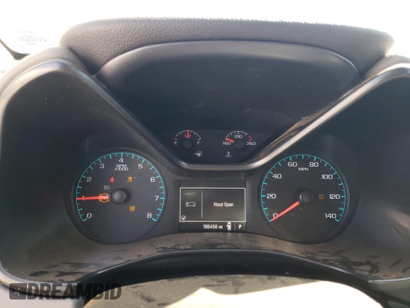 2016 Chevrolet Colorado 2WD WT with VIN 1GCHSBE39G1370380, listed as a Copart auction lot 45383285 with 186,458 mi miles and Salvage Title. Bid and sale history available at DreamBid. Image 9.