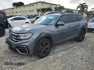 2021 Volkswagen Atlas SE with VIN 1V2PR2CA5MC525207, listed as a Copart auction lot 46195945 with 130,206 mi miles and Non repairable. Bid and sale history available at DreamBid. Image 1.