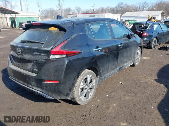 2022 Nissan LEAF SV with VIN 1N4AZ1CV9NC561705, listed as a IAAI auction lot 41465860 with 19,549 mi miles and . Bid and sale history available at DreamBid. Image 4.