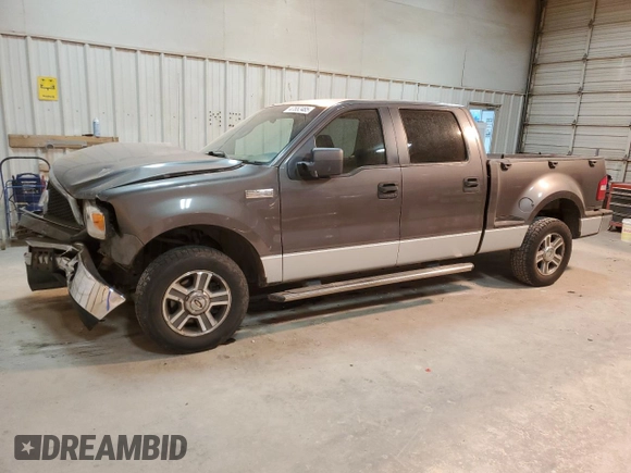 2007 Ford F-150 XLT with VIN 1FTRW02W07KA94452, listed as a Copart auction lot 47552485 with 335,643 mi miles and Salvage title. Bid and sale history available at DreamBid. Image 1.