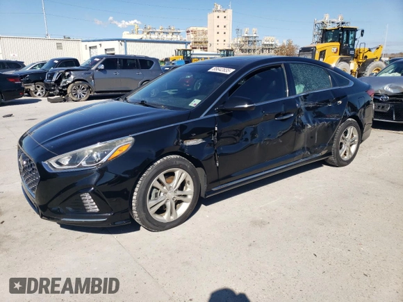 2018 Hyundai Sonata Limited with VIN 5NPE34AF8JH705608, listed as a Copart auction lot 88642835 with 67,182 mi miles and Salvage Title. Bid and sale history available at DreamBid. Image 1.