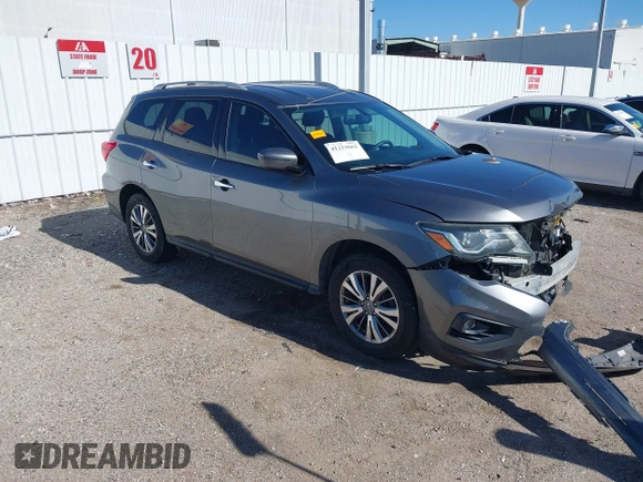 2019 Nissan Pathfinder SV z VIN 5N1DR2MM1KC643549, wystawiony jako IAAI lot #41223662 z przebiegiem 89 113 mil mil oraz . Historia ofert i sprzedaży dostępna na DreamBid. Obrazek 1.