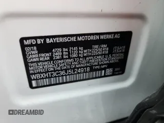 2018 BMW X1 xDrive28i z VIN WBXHT3C36J5L24918, wystawiony jako Copart lot #62171365 z przebiegiem 23 446 mil mil oraz Szkoda całkowita • Salvage title. Historia ofert i sprzedaży dostępna na DreamBid. Obrazek 13.