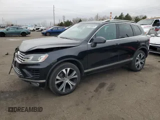 2017 Volkswagen Touareg Wolfsburg Edition с VIN WVGRF7BP9HD006520, выставлен на аукционе Copart как лот 84168634 с пробегом 76 596 миль миль и Списание • Salvage title. История ставок и продаж доступна на DreamBid. Изображение 1.