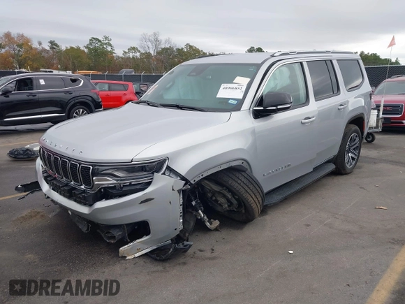 2024 Jeep Wagoneer Series II with VIN 1C4SJUBP5RS116769, listed as a IAAI auction lot 40906852 with 14,327 mi miles and . Bid and sale history available at DreamBid. Image 2.
