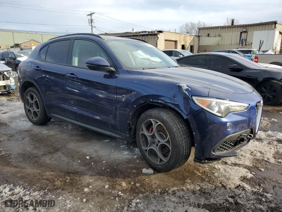 2019 Alfa Romeo Stelvio with VIN ZASPAKAN8K7C59404, listed as a Copart auction lot 45205905 with NaN miles and Salvage Title. Bid and sale history available at carsss.com. Image 4.