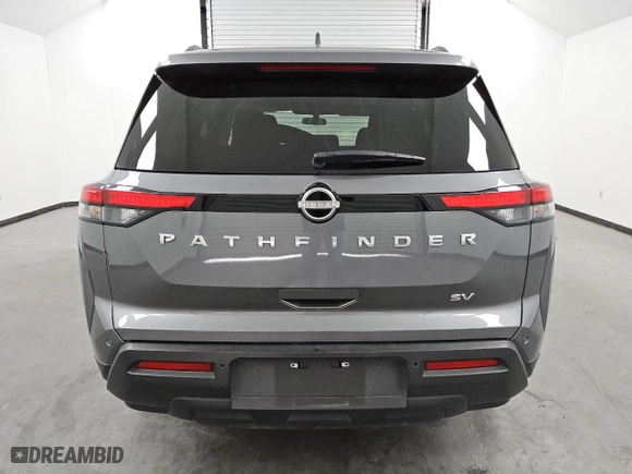 2023 Nissan Pathfinder SV with VIN 5N1DR3BA9PC242935, listed as a Copart auction lot 75924864 with 50,332 mi miles and Clean Title. Bid and sale history available at carsss.com. Image 6.