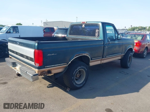 1995 Ford F-150 with VIN 1FTEF14H0SNA66791, listed as a IAAI auction lot 42583333 with 236,624 mi miles and . Bid and sale history available at DreamBid. Image 4.