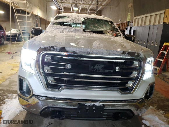 2019 GMC Sierra 1500 SLT with VIN 1GTU9DEL9KZ194043, listed as a Copart auction lot 87846955 with 63,699 mi miles and Salvage Title. Bid and sale history available at carsss.com. Image 5.
