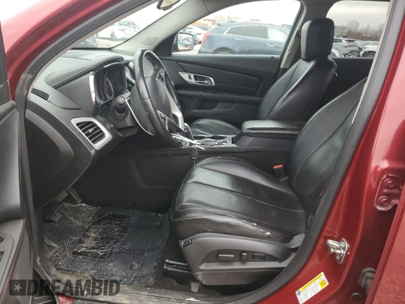 2012 GMC Terrain SLT-2 with VIN 2GKFLWE55C6316986, listed as a Copart auction lot 46814535 with 205,832 mi miles and Salvage Title. Bid and sale history available at DreamBid. Image 7.